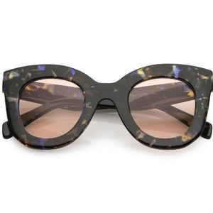 Chunky cat eye sunglasses